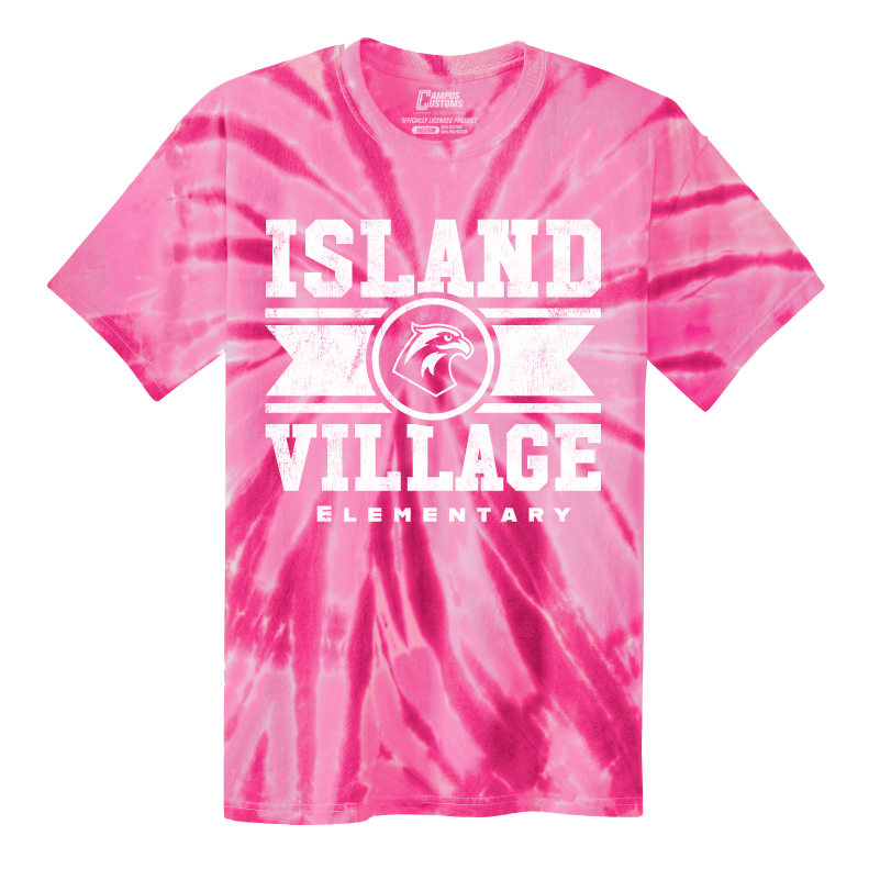 Adult Village Banner Tie-Dye T-Shirt