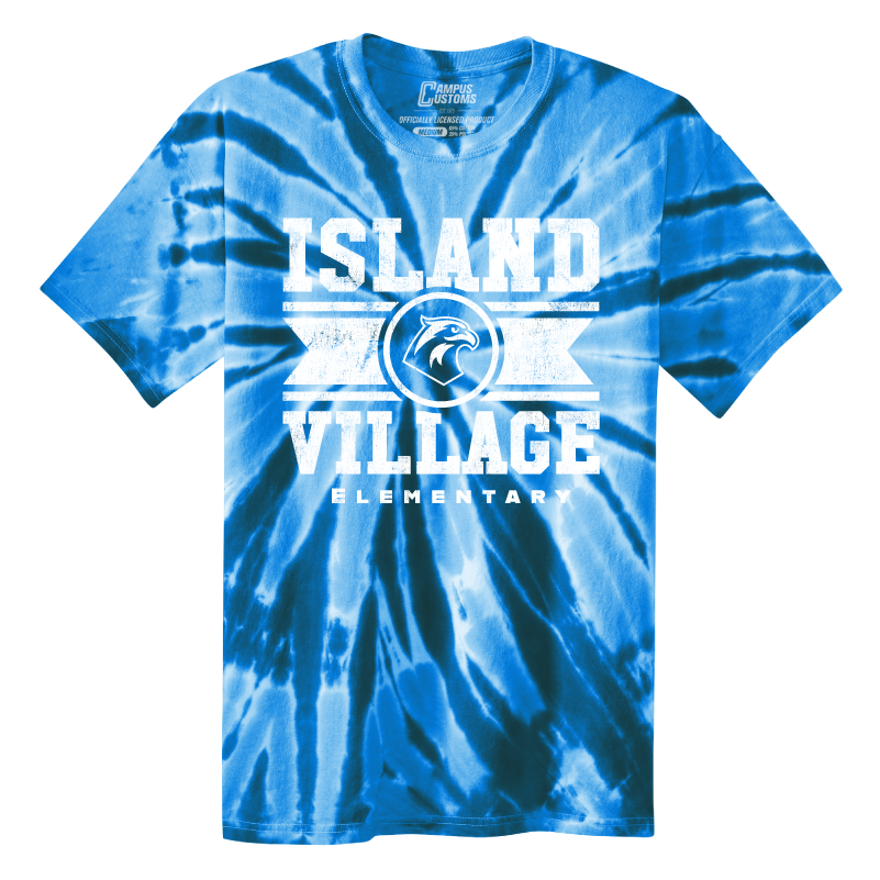 Adult Village Banner Tie-Dye T-Shirt
