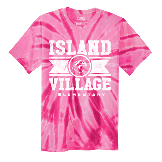 Adult Village Banner Tie-Dye T-Shirt