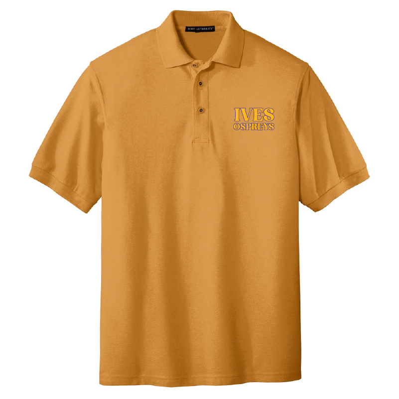 YOUTH Cotton Pique Embroidered IVES Polo