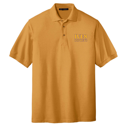 ADULT Cotton Pique Embroidered IVES Polo