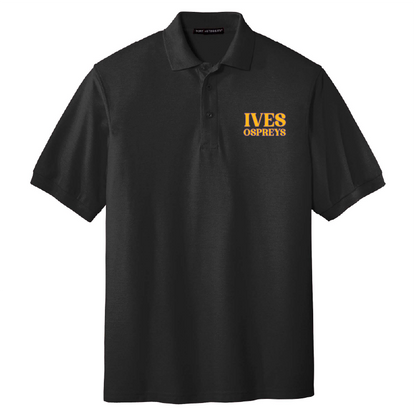 ADULT Cotton Pique Embroidered IVES Polo