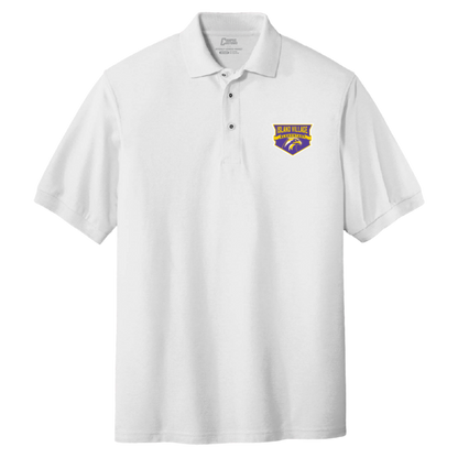 Island Village Elementary Cotton Pique Embroidered Shield Polo
