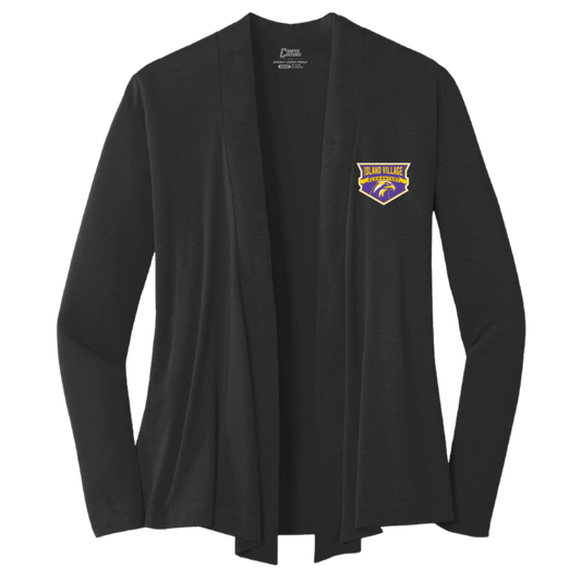 Island Village Elementary Ladies Open Front Cardigan