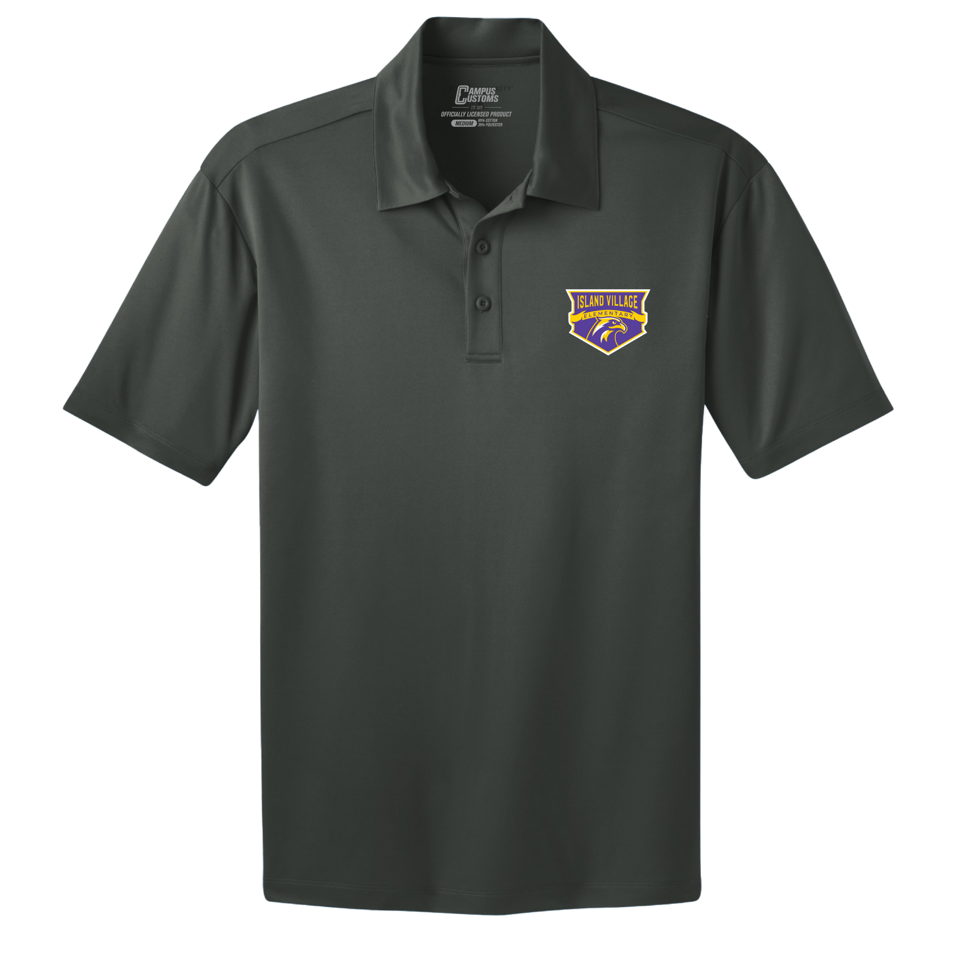 Island Village Elementary Shield Polo