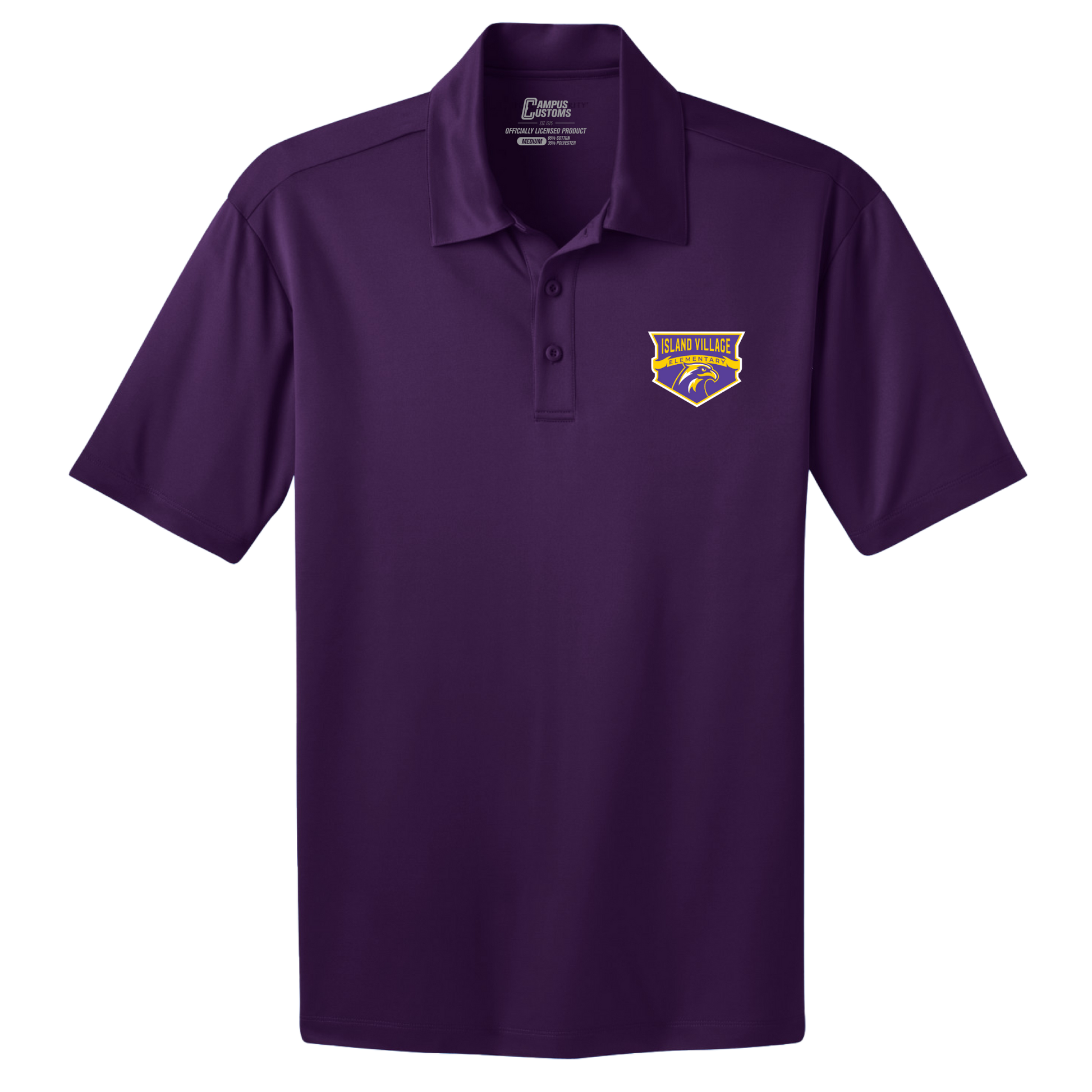 Island Village Elementary Shield Polo