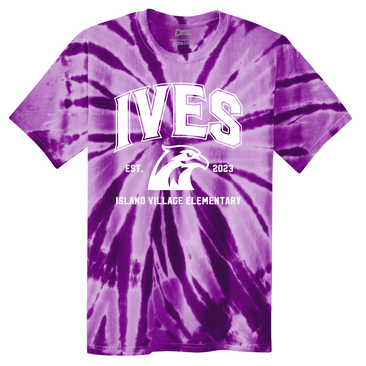 Island Village Elementary Tie Dye Tee