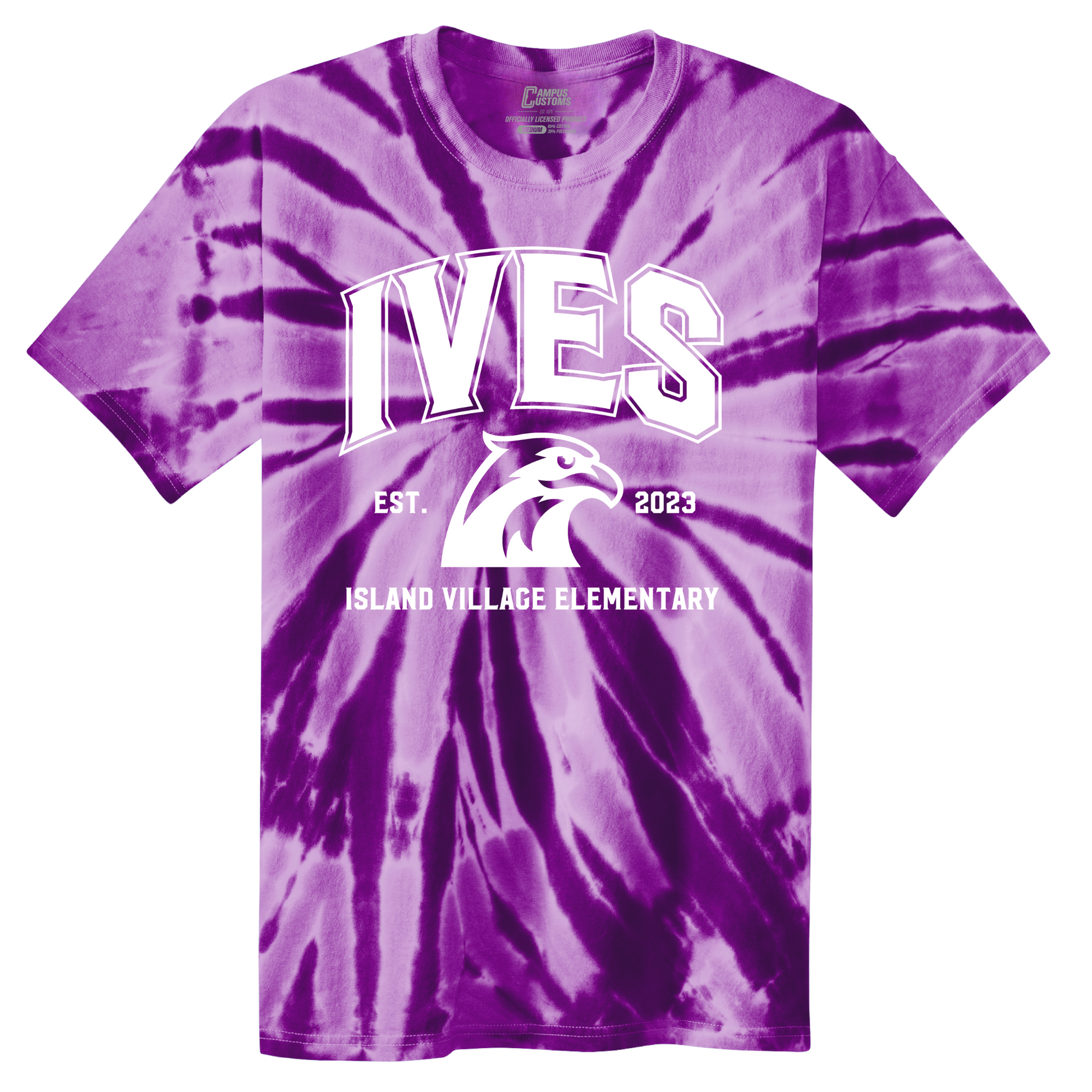Island Village Elementary Tie Dye Tee