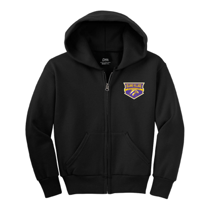 Island Village Elementary Youth Full Zip Hoodie