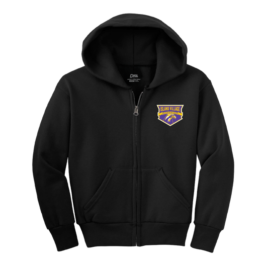 Island Village Elementary Youth Full Zip Hoodie