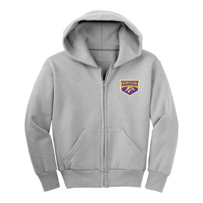 Island Village Elementary Youth Full Zip Hoodie