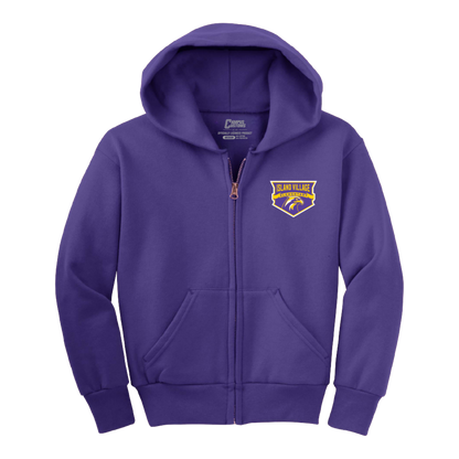 Island Village Elementary Youth Full Zip Hoodie