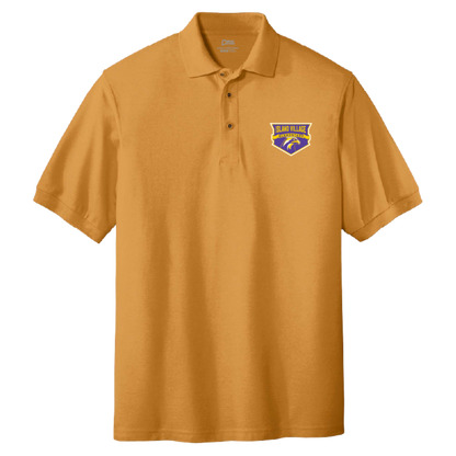 Island Village Elementary Cotton Pique Embroidered Shield Polo