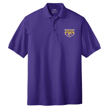 Island Village Elementary Cotton Pique Embroidered Shield Polo